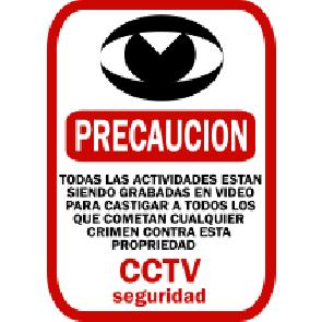 CCTV Safety Poster Precautions 2