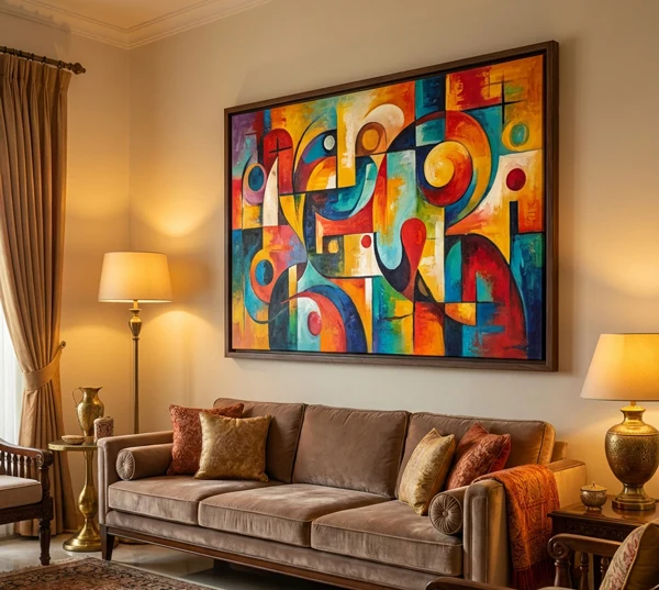 Black Floater Canvas Frame