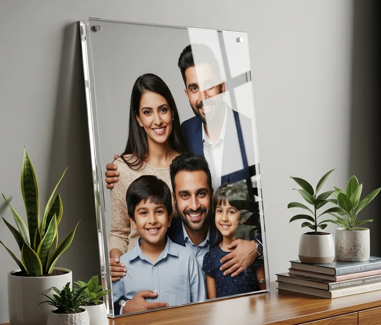 Acrylic Frame with Wall Studs