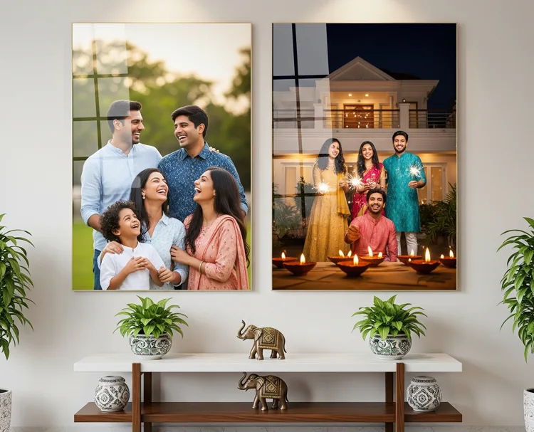 Wall-Mounted Acrylic Frames