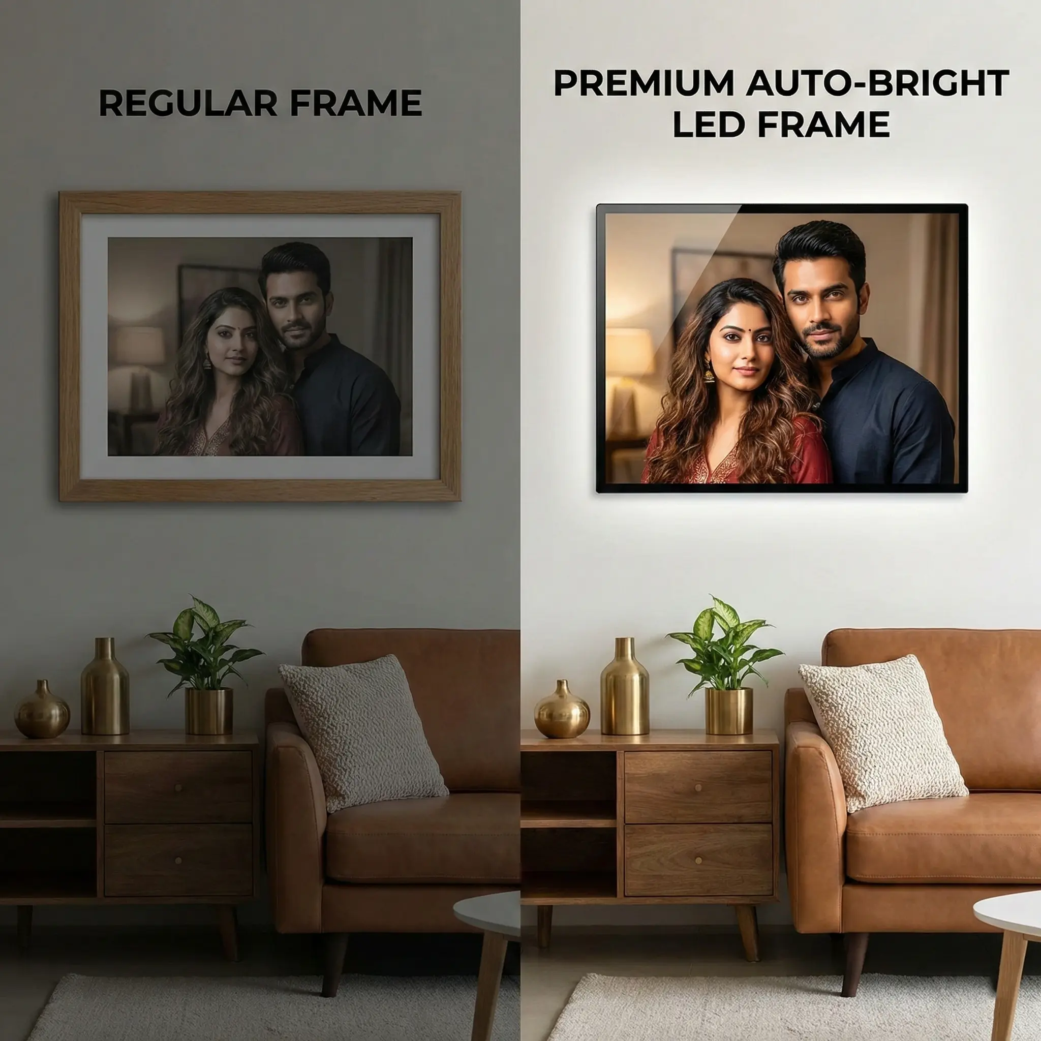Personalized LED frame gift