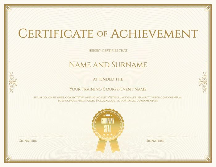 Certificate Printing