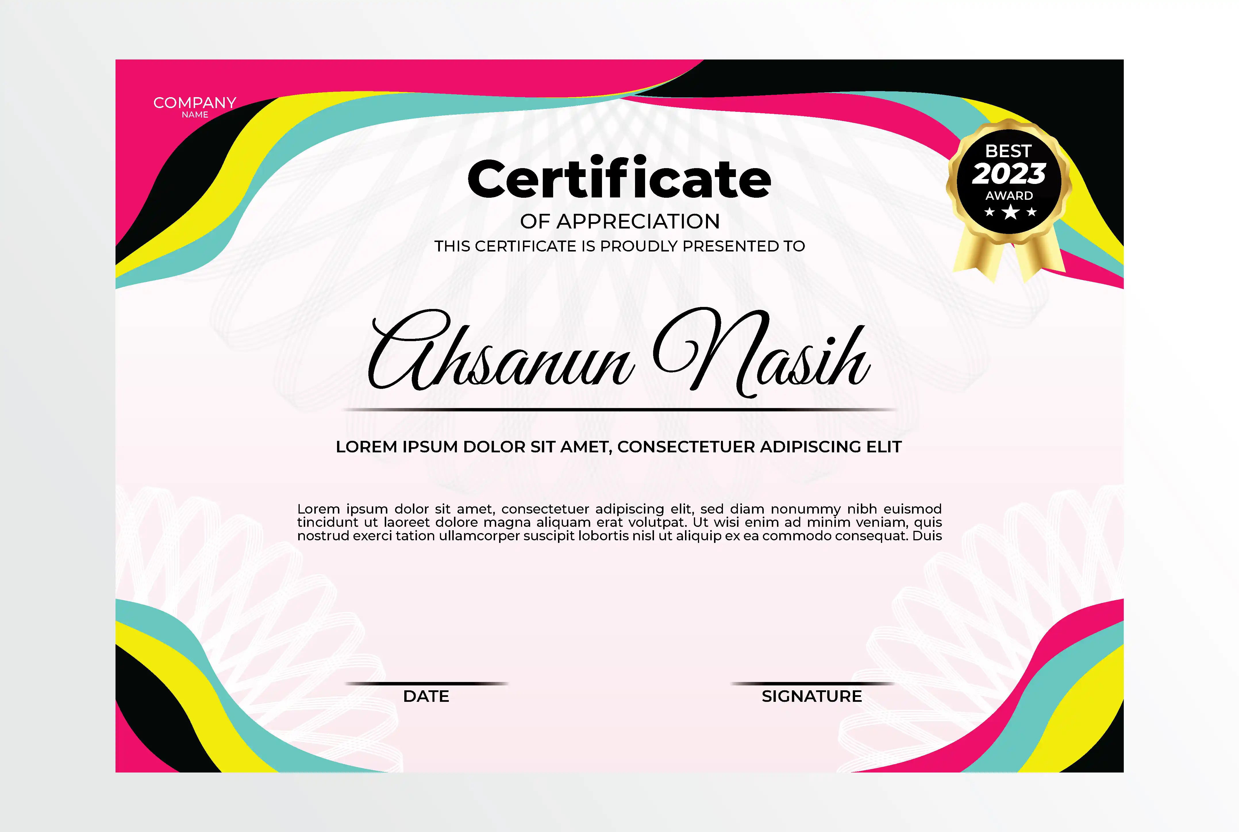 Certificate Printing